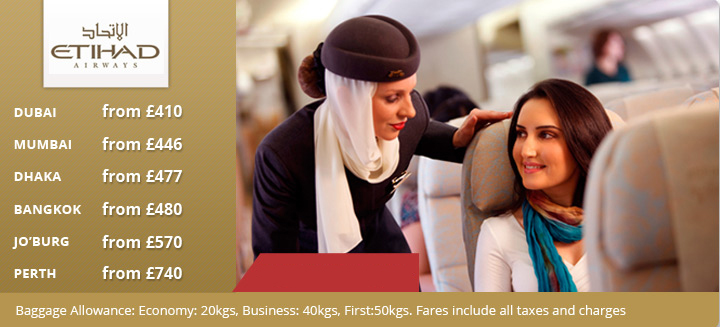 Etihad Airlines Fare